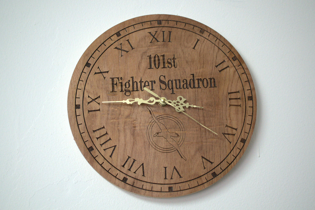 101st FS Clock with unit patch